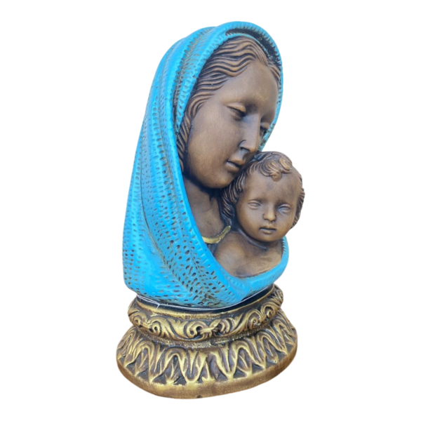 Busto Nossa Senhora e Menino Jesus - Image 3