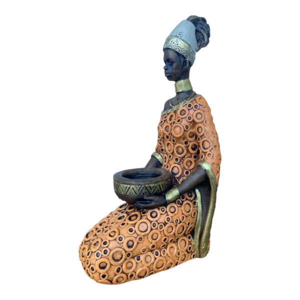 Africana Sentada Vaso - Image 3