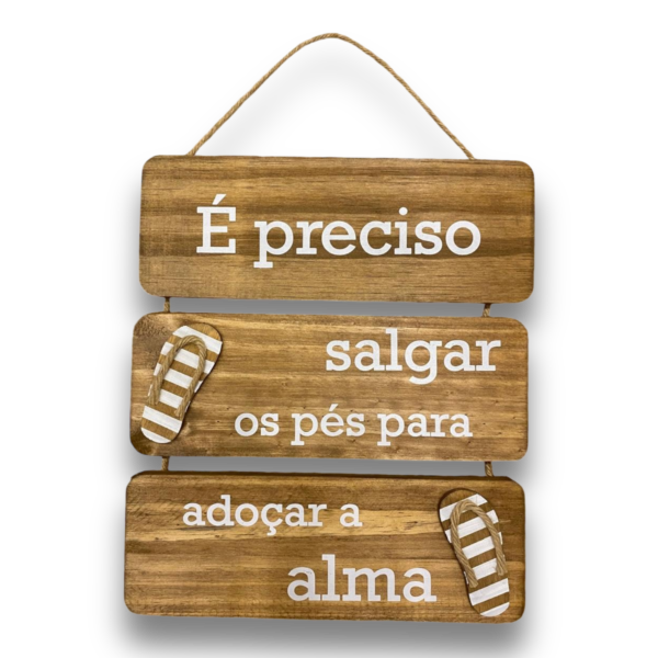 Placa Nautica É preciso salgar os Pés - Image 2
