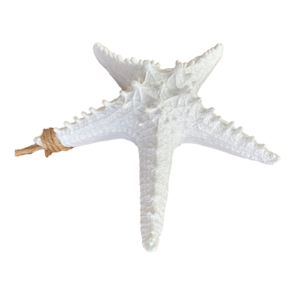 Estrela De Parede Branca em Resina 21 Cm - Image 2