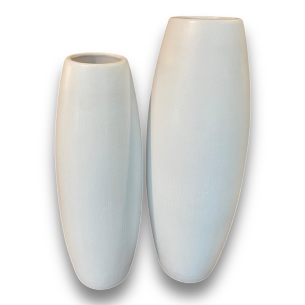 Vaso Decorativo Classic Grande em Ceramica Branco