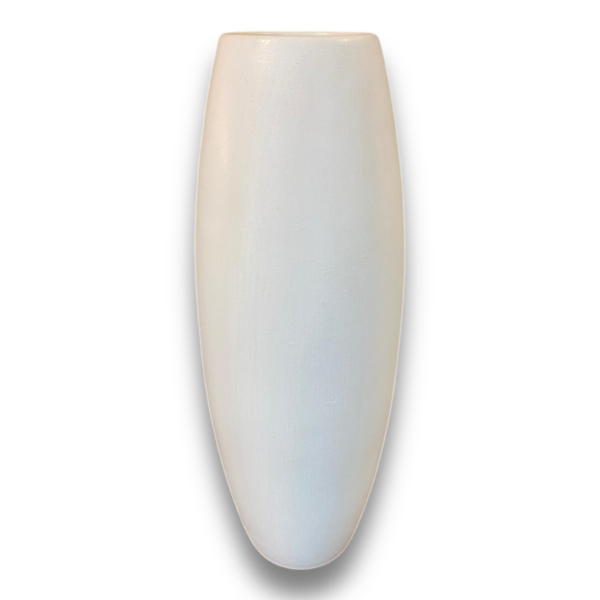 Vaso Decorativo Classic Medio em Ceramica Branco - Image 2