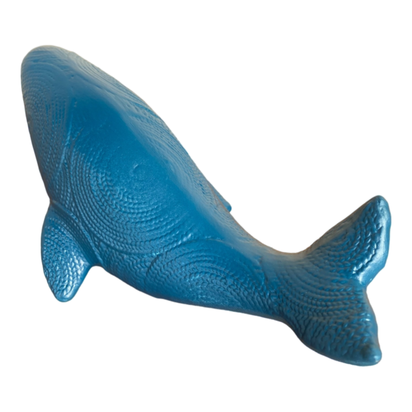 Baleia Texturizada Azul em Ceramica MD - Image 3