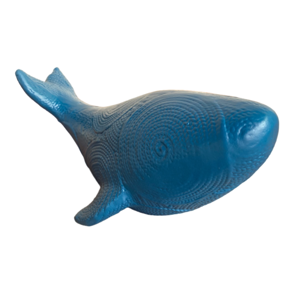 Baleia Texturizada Azul em Ceramica MD - Image 4