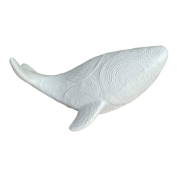 Baleia Texturizada Branca em Ceramica GD - Image 5