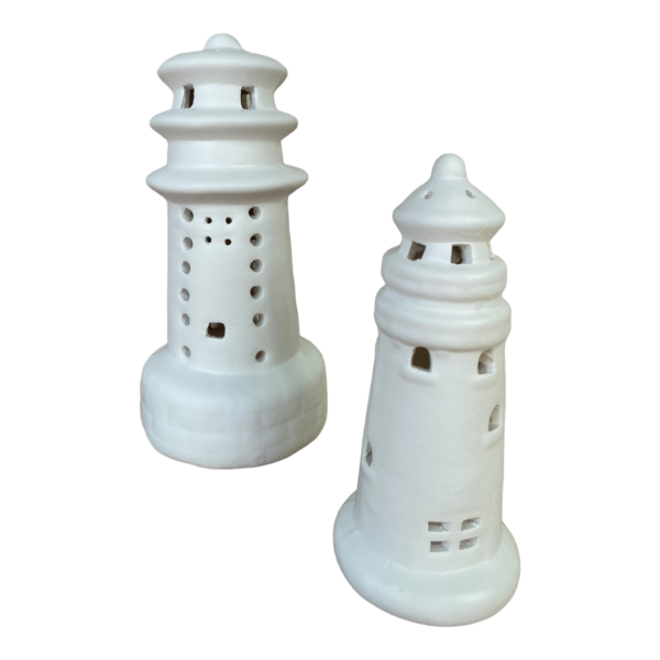 Farol Porta Velas Ceramica GD