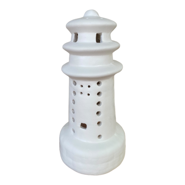 Farol Porta Velas Ceramica GD - Image 2