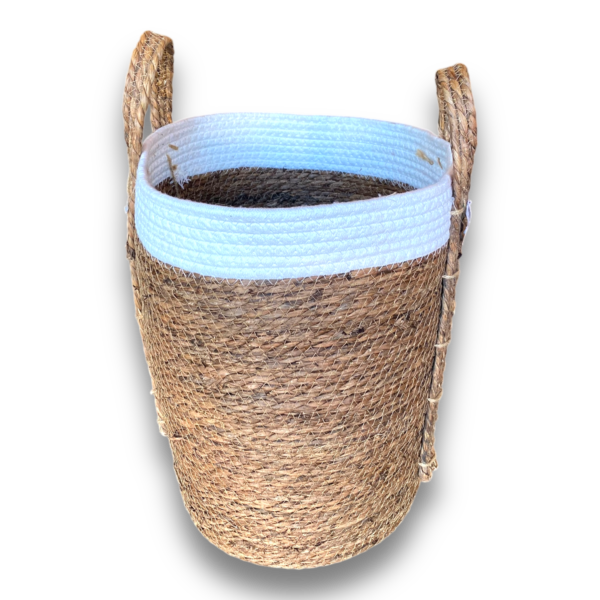 Cesto Fibra Natural Corda PQ 30 x 40cm